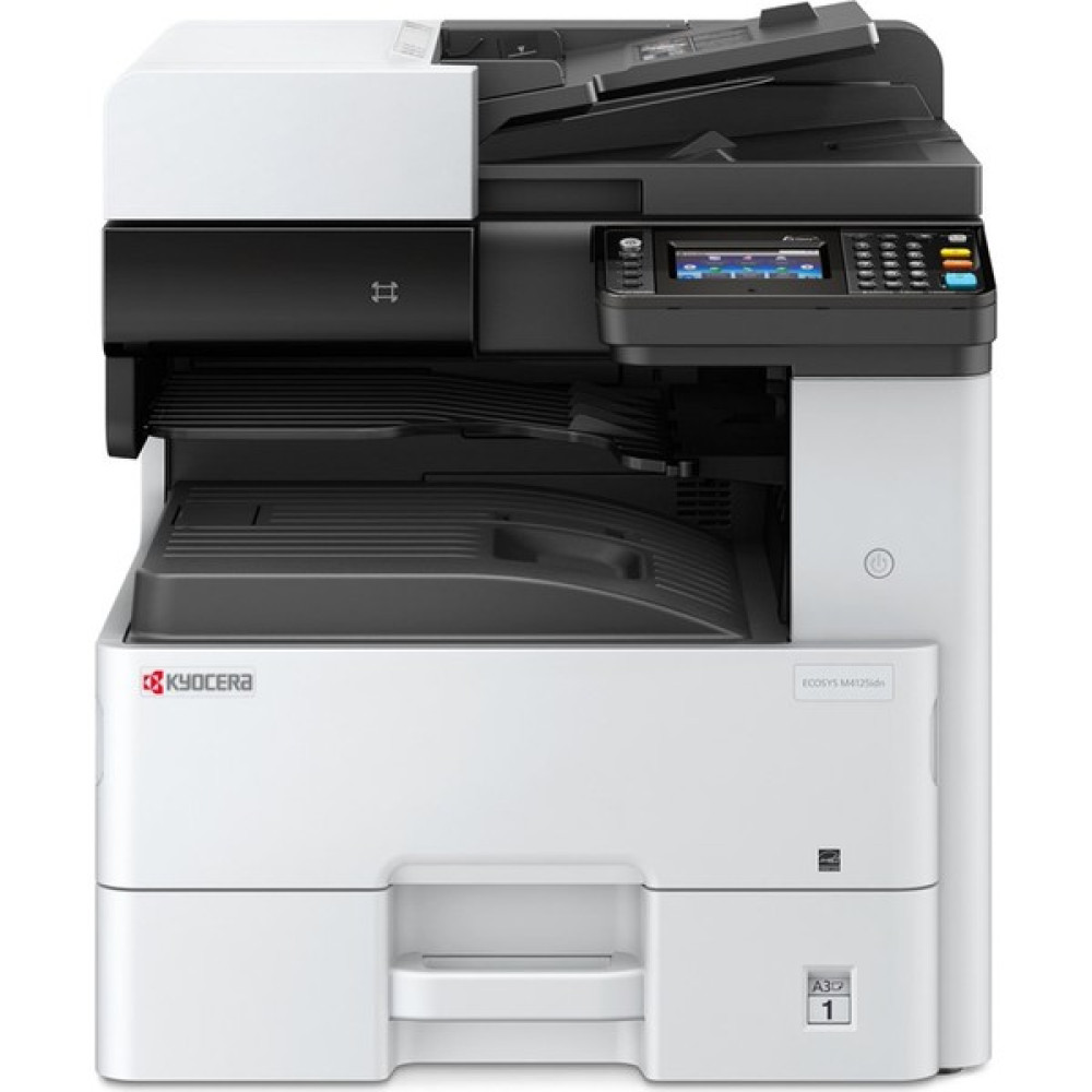 Kyocera Ecosys M4125IDN A3 Çok Fonksiyonlu Siyah Beyaz Lazer Yazıcı - Siyah - Beyaz Yazıcılar Fiyatı