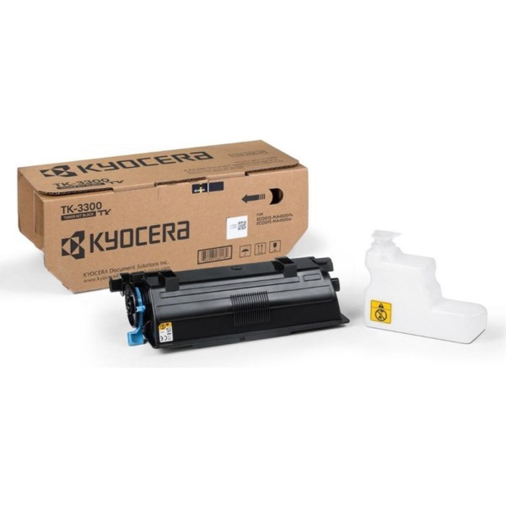 Kyocera TK-3300 Orjinal Toner Siyah - Ecosys MA4500IX - MA4500IFX - 0,35 - 1,10 kg Tonerler Fiyatı