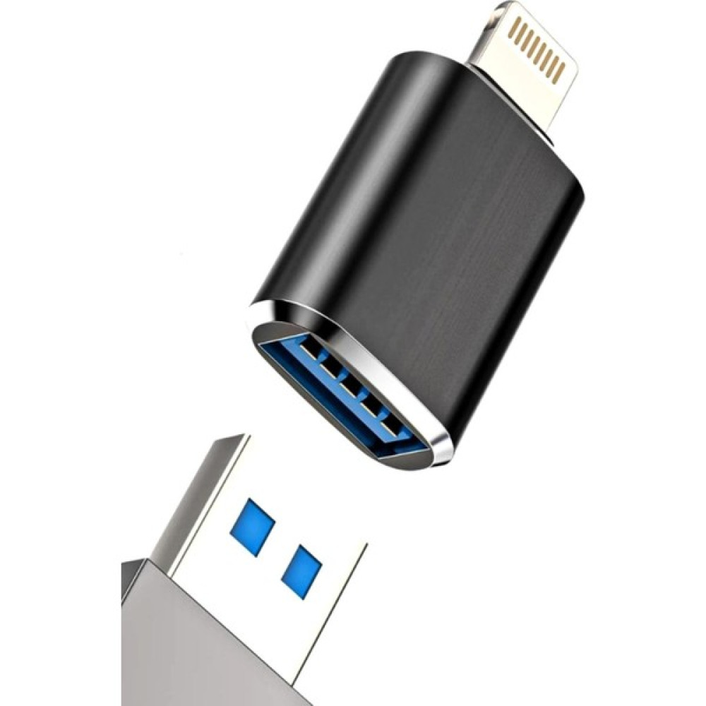 Kyrotech Lightning Erkek - USB Dişi Otg Adaptör: Apple 14 13 12 11 Pro Max Xr x Xs Se 7 8 Artı iPad ile Uyumlu, Kamera Kart Okuyucu, USB Flash Sürü... Bilgisayar Çevirici ve Adaptörü Fiyatı