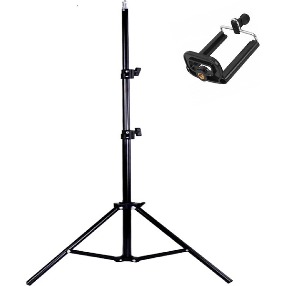 Kyrotech Tripod 2 Metre + Telefon Tutucu Kamera Tripod Işık Ayağı Tablet Ayağı Tripod Tripodlar Fiyatı