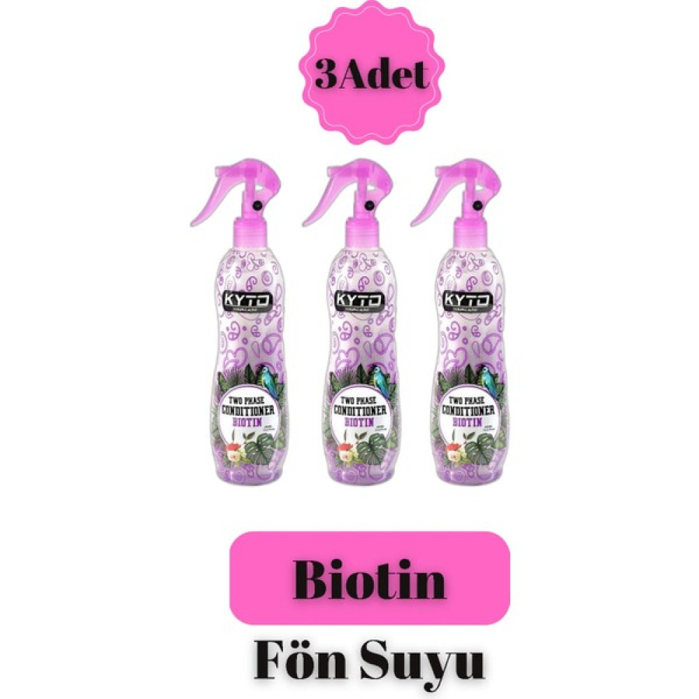 Kyto Biotin Etkili Çift Fazlı Fön Suyu 400 ml - 3 Adet Oto Boyaları Fiyatı