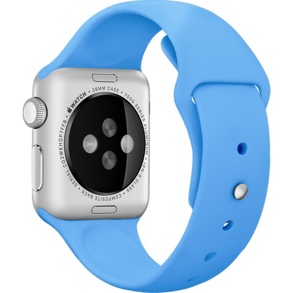 Kyver Apple Watch Seri 7/6/SE/5/4/3 Silikon Kordon 45mm 44mm 42mm Uyumlu Mavi Giyilebilir Teknoloji Aksesuarları Fiyatı