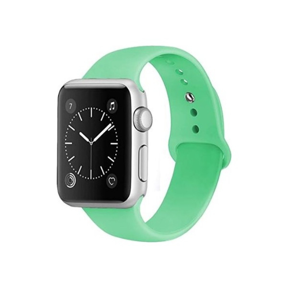 Kyver Apple Watch Seri 7/6/SE/5/4/3 Silikon Kordon 45mm 44mm 42mm Uyumlu Turkuaz Giyilebilir Teknoloji Aksesuarları Fiyatı