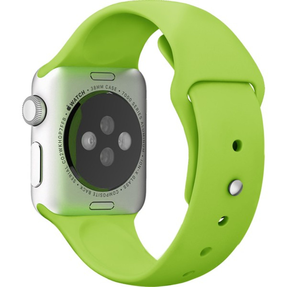 Kyver Apple Watch Seri 7/6/SE/5/4/3 Silikon Kordon 45mm 44mm 42mm Uyumlu Yeşil Giyilebilir Teknoloji Aksesuarları Fiyatı