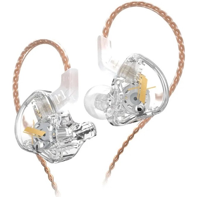 KZ EDX In-Ear Monitor Kulak İçi Kulaklık (Crystal-Şeffaf) - Normal - Şeffaf Bluetooth Kulaklık Fiyatı