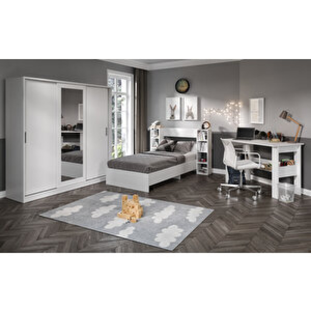 Kzn Home Anemon 3 Parçalı Tek Kişilik Mdf Genç Odası Takımı - Tamamı 1. Kalite Mdf Gardrop, Masa, Karyola Bebek-Çocuk Odası Fiyatı