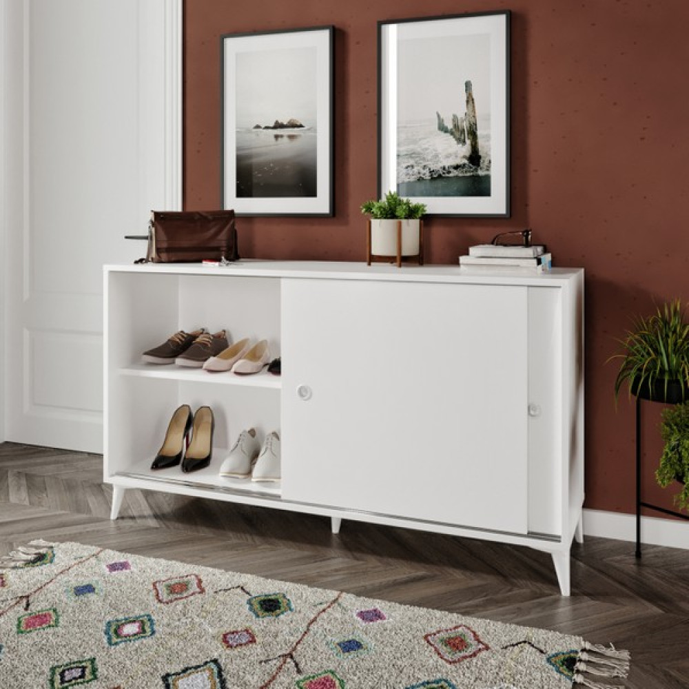 Kzn Home Joker Çok Amaçlı Ayakkabılık Beyaz - Tamamı 1. Kalite Mdf Ayakkabılık Fiyatı