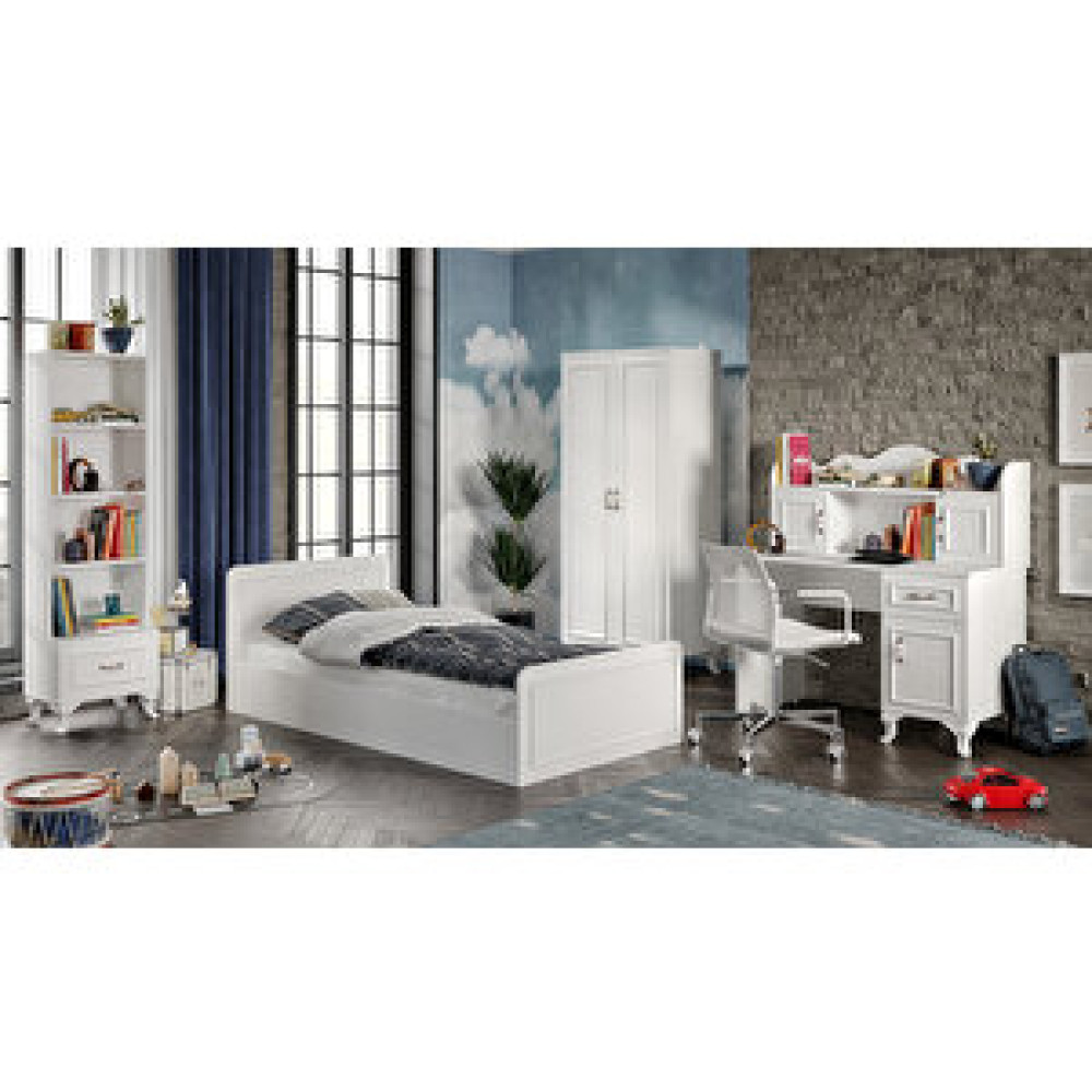 Kzn Home Snow Country Tarzı Çocuk Odası Takımı - 4 Parçalı Ve Tamamı 1. Kalite Mdf Bebek-Çocuk Odası Fiyatı