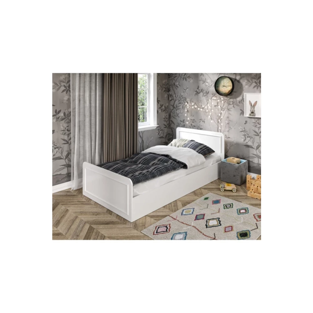 Kznmob Home Snow Tek Kisilik Country Tarzi Mdf Karyola - 100Cm X 200Cm Olculerinde Oda Mobilyası Takımı Fiyatı
