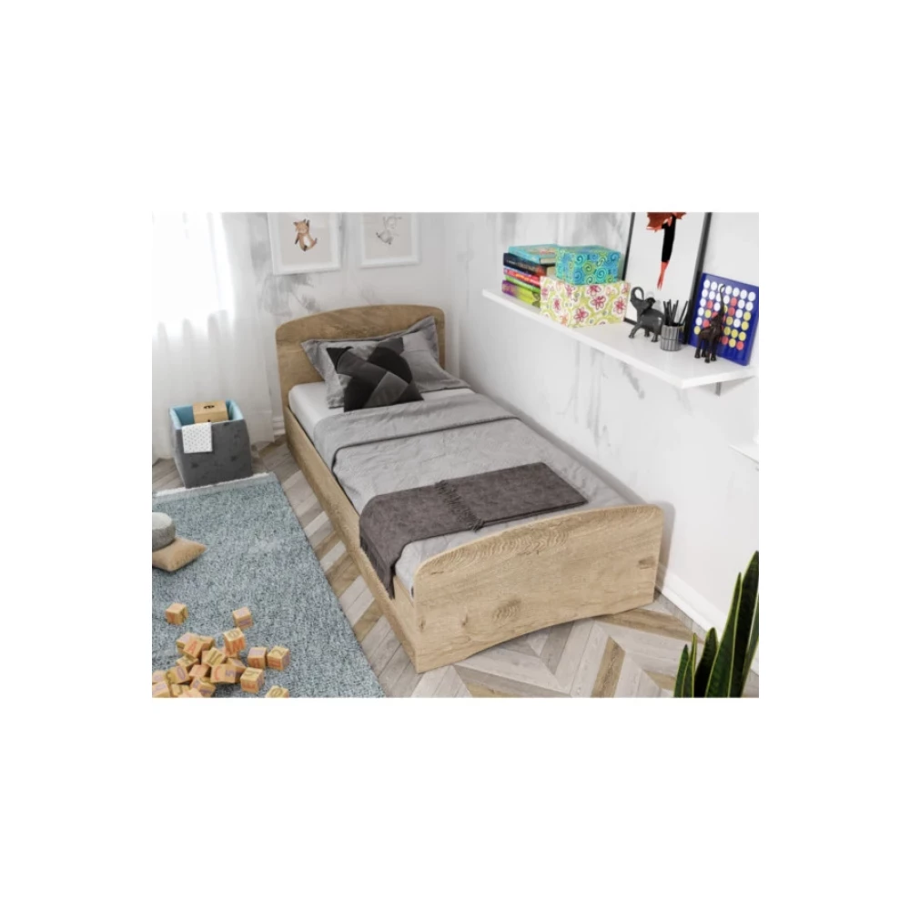 Kznmob Home Soft Tek Kisilik Mdf Karyola - 90 Cm X 190 Cm Yataklarla Uyumlu Oda Mobilyası Takımı Fiyatı