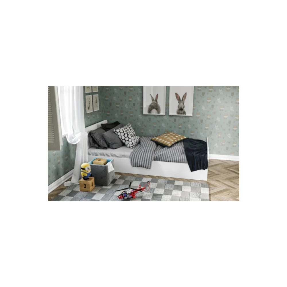 Kznmob Home Tek Kisilik Mdf Karyola - 100Cm X 200Cm Oda Mobilyası Takımı Fiyatı