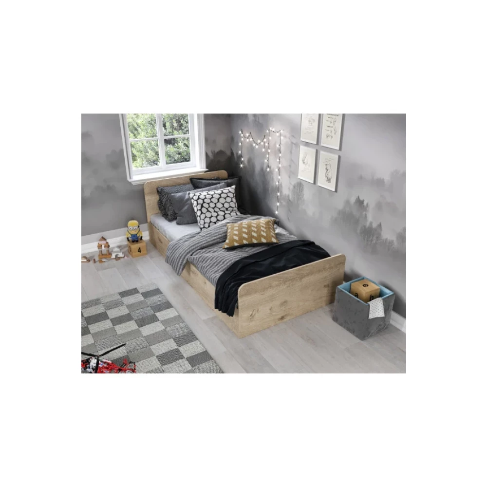 Kznmob Home Tek Kisilik Modern Mese Mdf Karyola - 100Cm X 200Cm Olculerinde Oda Mobilyası Takımı Fiyatı