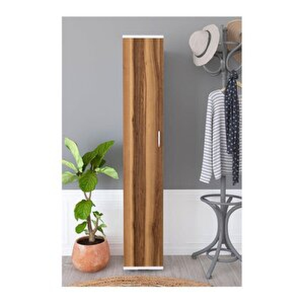 Kzy Mobilya 6 Bölmeli Tek Kapaklı Dolap Ceviz Banyo Dolabı / Mobilyası Fiyatı