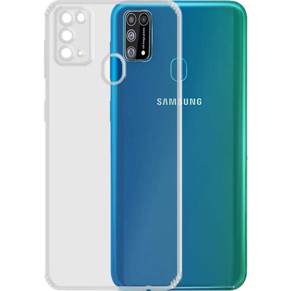 Kzy Samsung M31 Tıpalı Kamera Korumalı Şeffaf Premier Kılıf + Temperli Ekran Koruyucu Cam Cep Telefonu Kılıfı Fiyatı
