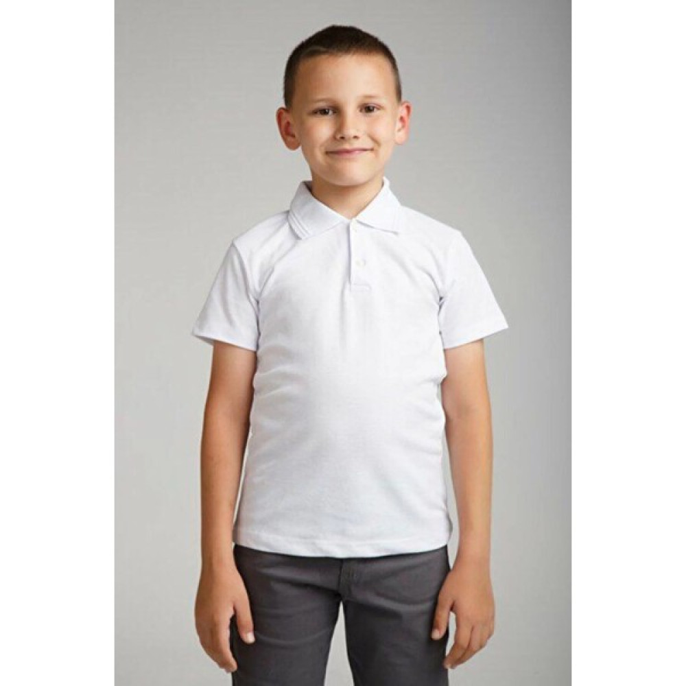 KZY Ticaret Beyaz Polo Yaka Okul T-Shirt Erkek Çocuk T-shirt Fiyatı
