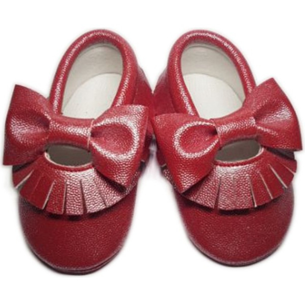 La Boutique Kız Bebek Sedefli Kırmızı Makosen Bebek Ayakkabısı Fiyatı