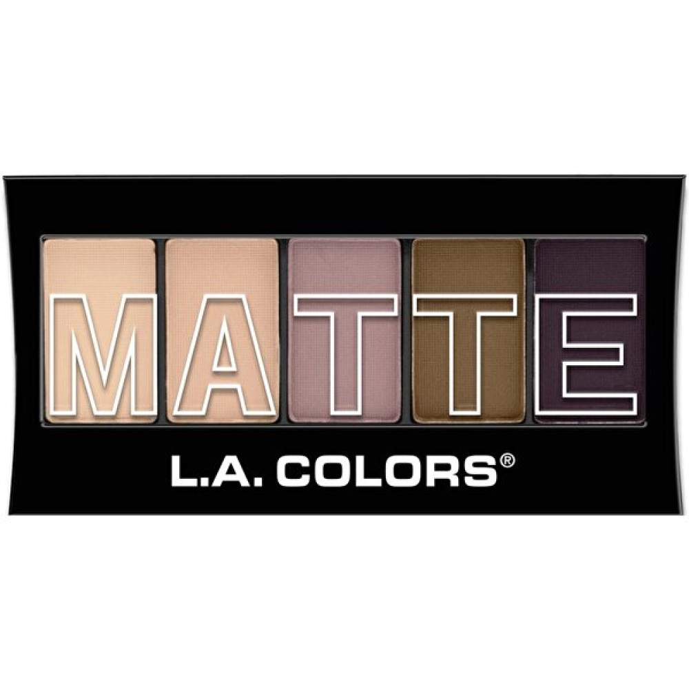 L.a Colors Matte 5 Color Far Paleti-Natural Lınen 81555744717 Göz Farı Fiyatı