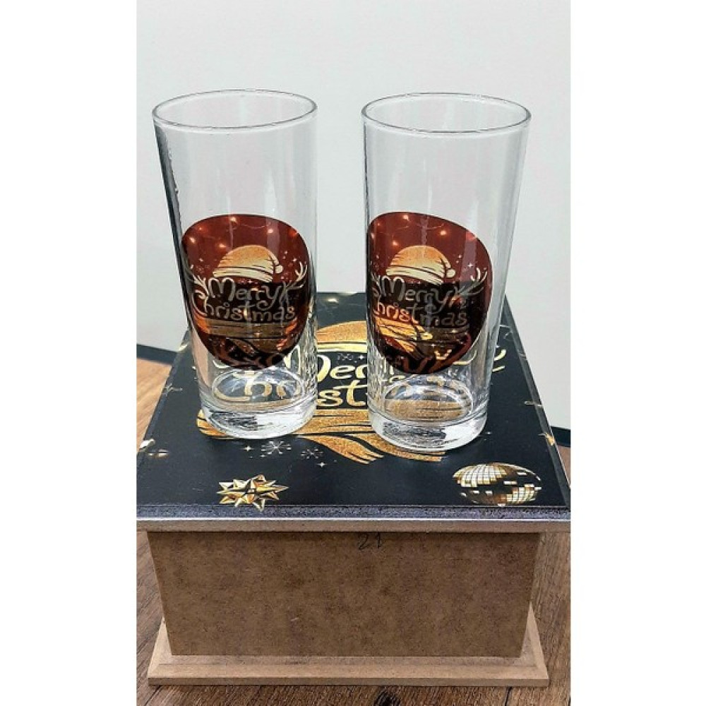 La Dijital Yılbaşı Ahşap Kutulu Rakı Kadehi Seti - Kahverengi - Beyaz Oto Boyaları Fiyatı