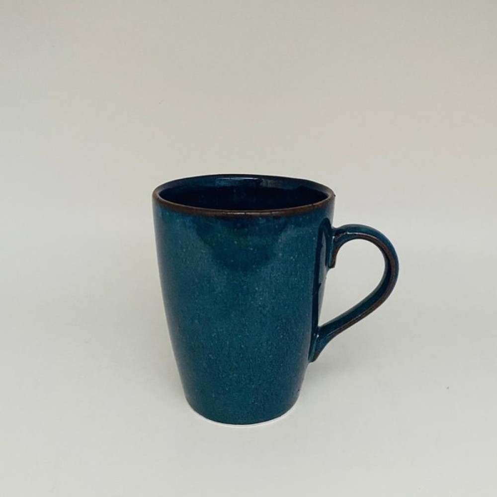 La Dome Reaktif-Artistik Sırlı Ince Mug Bardak - 1 Adet - Mavi Oto Boyaları Fiyatı