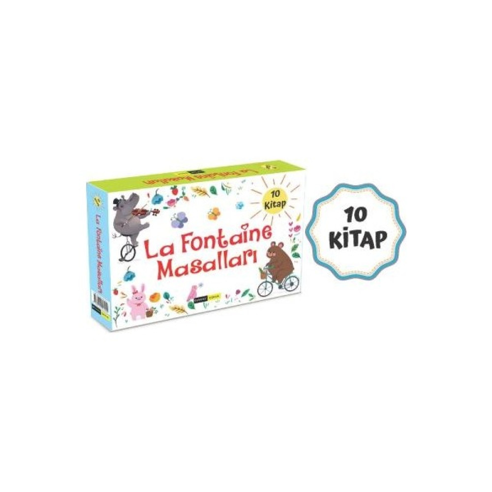La Fontaine Masalları 10 Kitap Set Çocuk Öykü Fiyatı