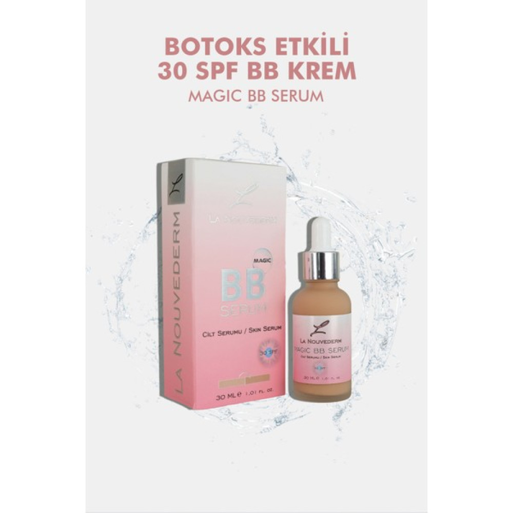 La Nouvederm Botoks Etkili Magic BB Krem - Fondöten +30 Spf - Açık Ton Fondötenler Fiyatı