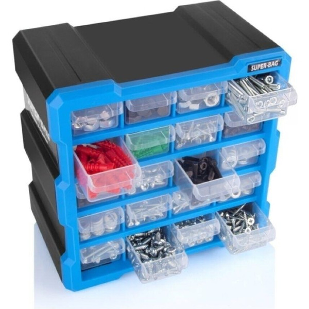 La Push Concept Super Bag Mono Blok Çekmece Seti 20'li Hobby Organizer Çekmece Vida Dübel Takı Kutusu ASR-6006 Alet Çantası & Dolabı Fiyatı