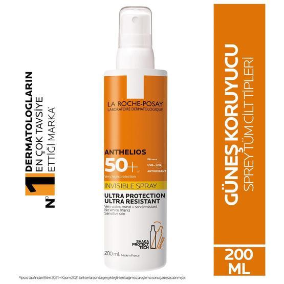 La Roche-Posay Anthelios Invisible Spray Spf 50+ 200 ml Güneş Spreyi