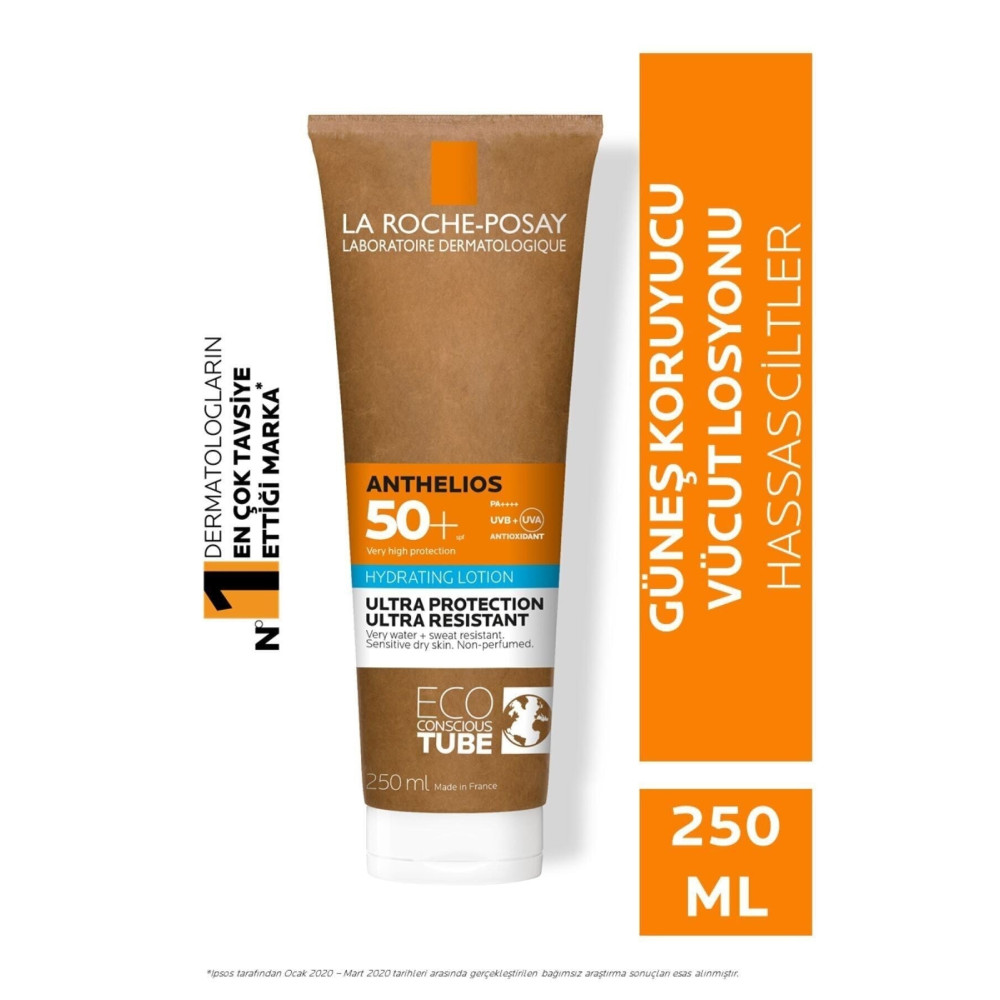 La Roche Posay Anthelios SPF50+ Tüm Ciltler İçin Yüksek Korumalı Vücut Güneş Kremi 250ml Güneş Kremleri ve Losyonları Fiyatı