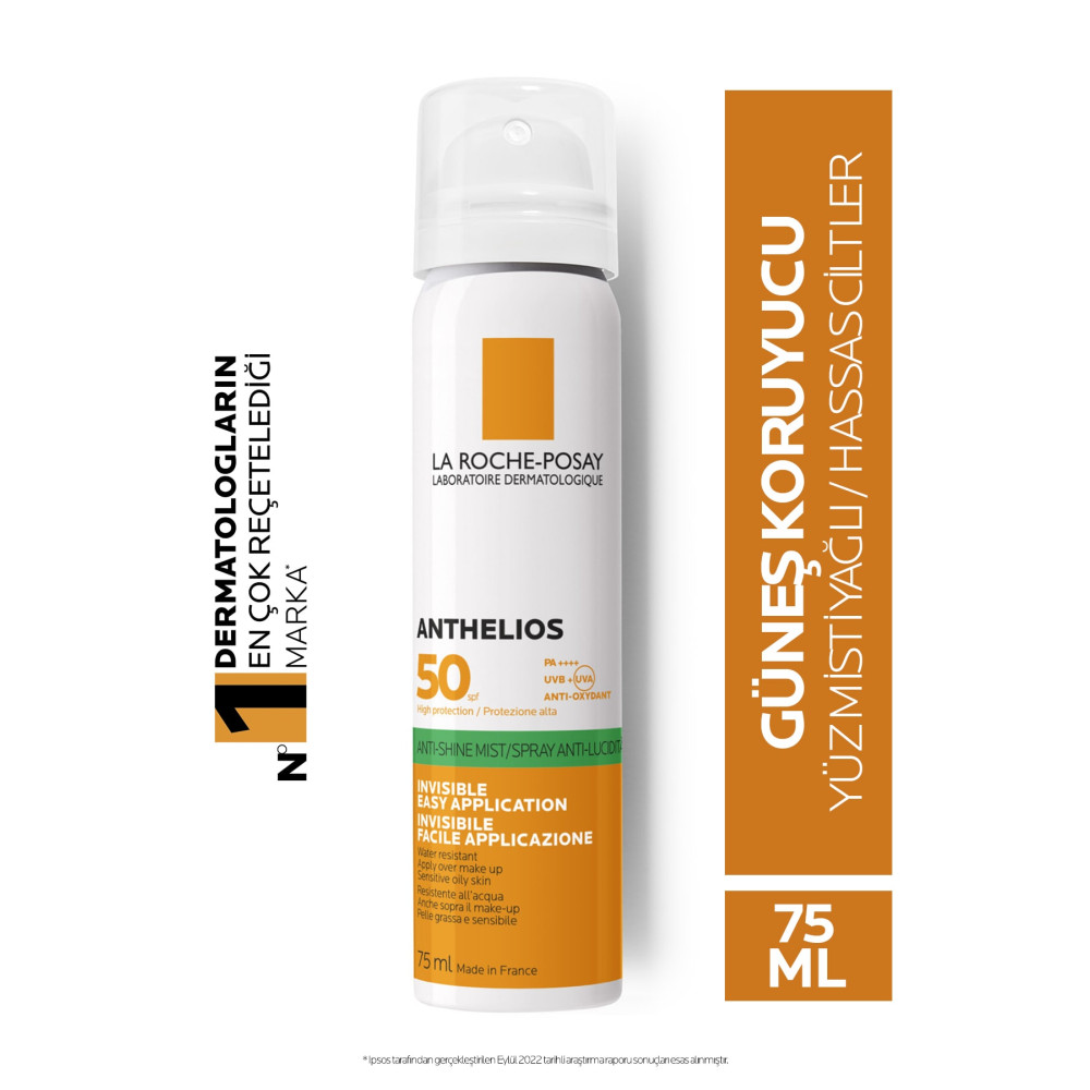 La Roche Posay Anthelios Spf50 Yağlı Ciltler Için Yüksek Korumalı Güneş Kremi Sprey 75ml Güneş Kremleri ve Losyonları Fiyatı