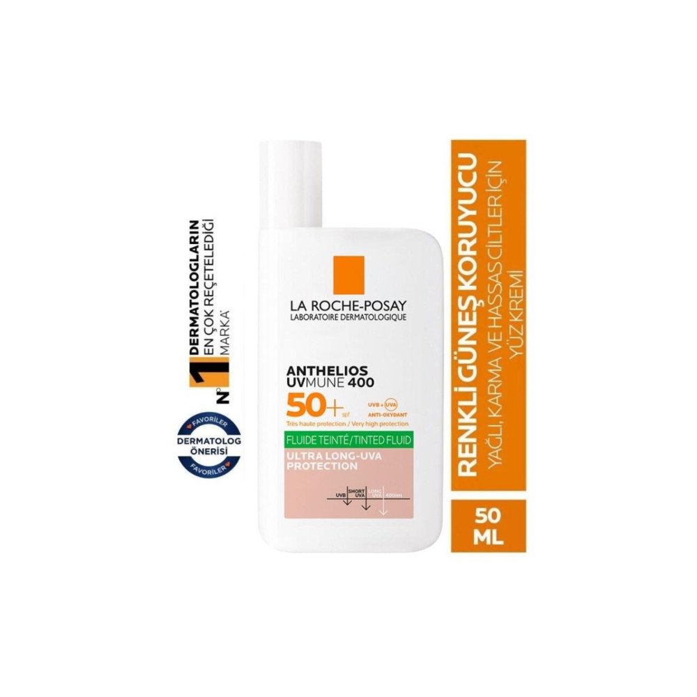 La Roche Posay Anthelios Uvmune 400 Oil Control Fluid Renkli Güneş Kremi Spf50 50ml Güneş Kremleri ve Losyonları Fiyatı
