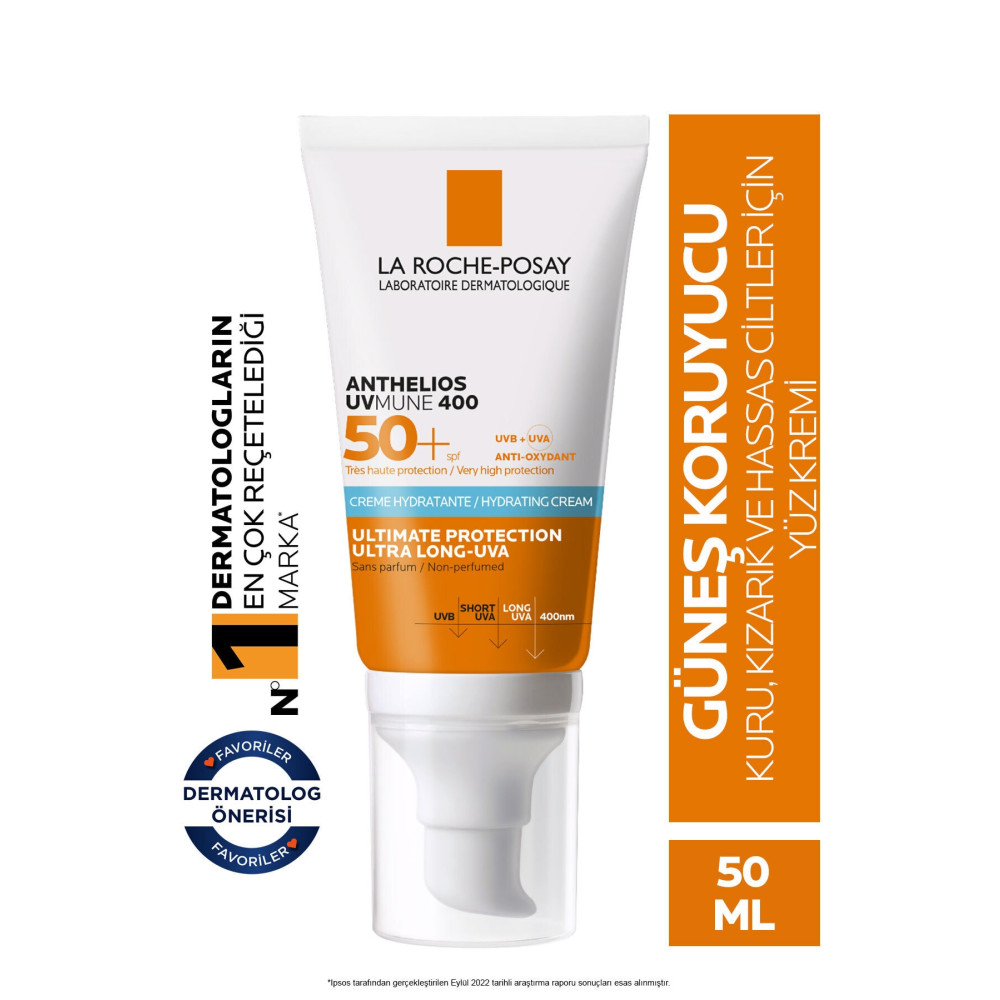 La Roche Posay Anthelios Uvmune Spf+50 Hassas Ciltler Için Yüksek Korumalı Yüz Güneş Kremi Güneş Kremleri ve Losyonları Fiyatı