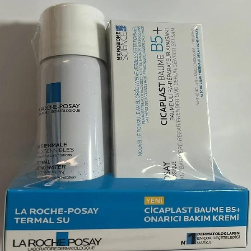 La Roche Posay Cicaplast Baume B5+ Onarıcı Bakım Kremi + Termal Su Nemlendiriciler Fiyatı