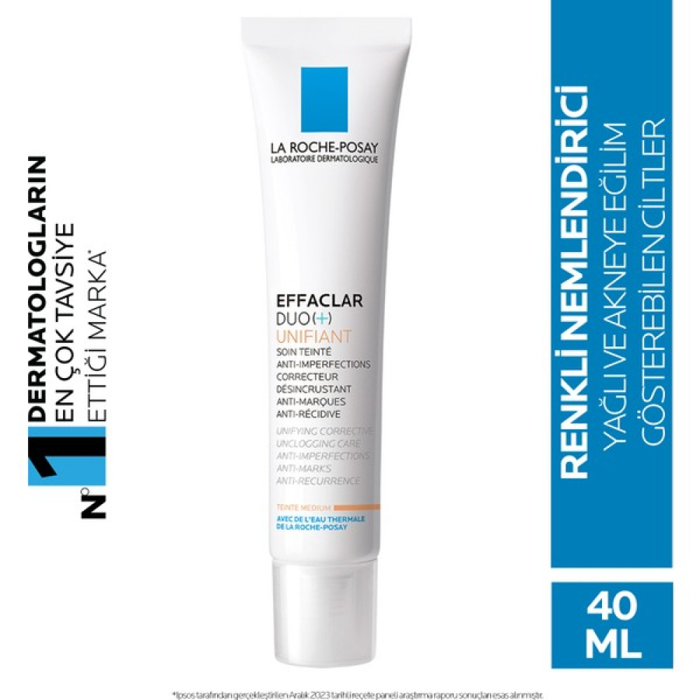 La Roche-Posay Effaclar Duo(+) Bakım Kremi Akneye Eğilim Gösteren Ciltler Renkli-Açık 40Ml Nemlendiriciler Fiyatı