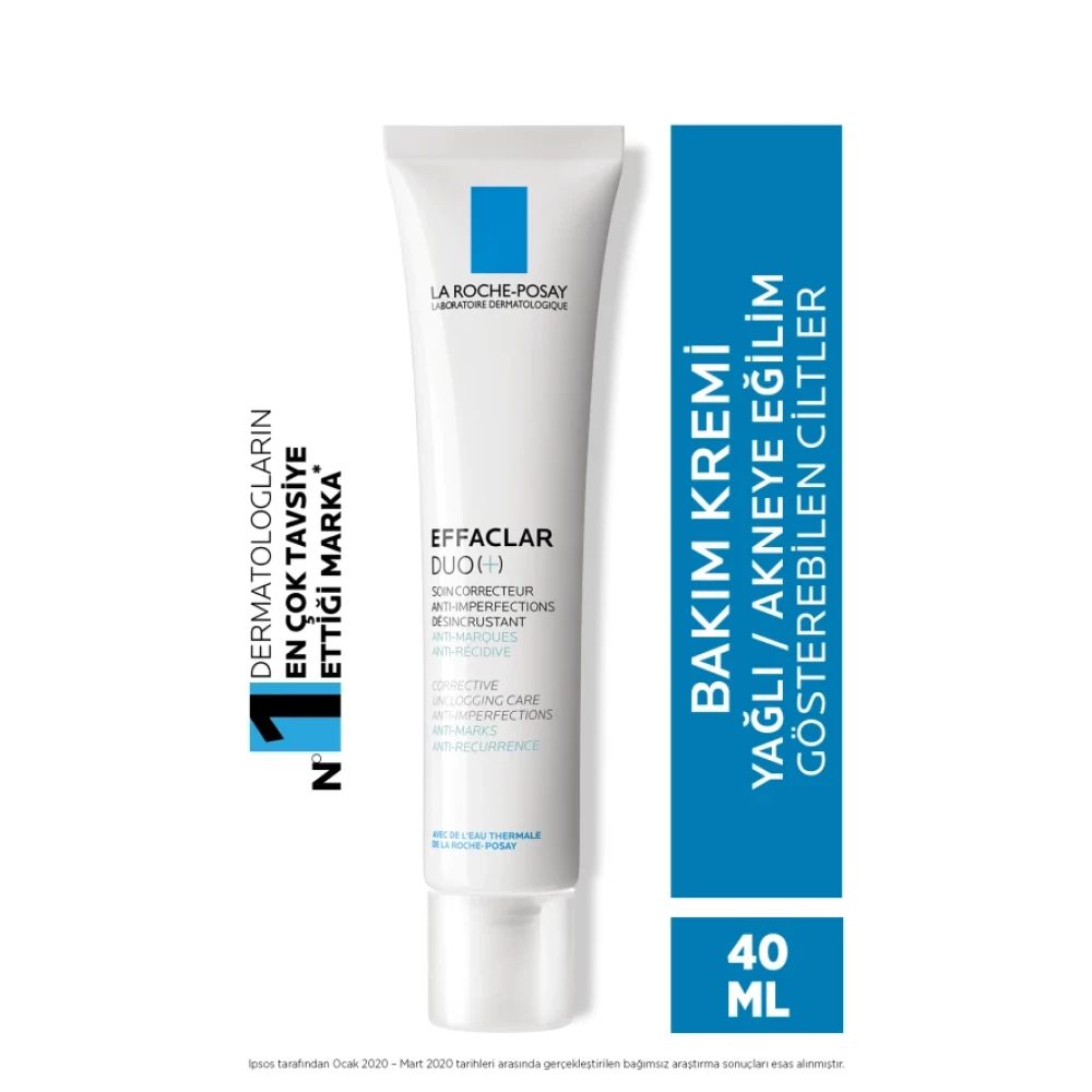 La Roche Posay Effaclar Duo-+- Bakim Kremi Cilt Kusuru Gorunumu Karsiti Akneye Egilim Gosteren Ciltler 40Ml Akne ve Sivilce Bakımı Fiyatı