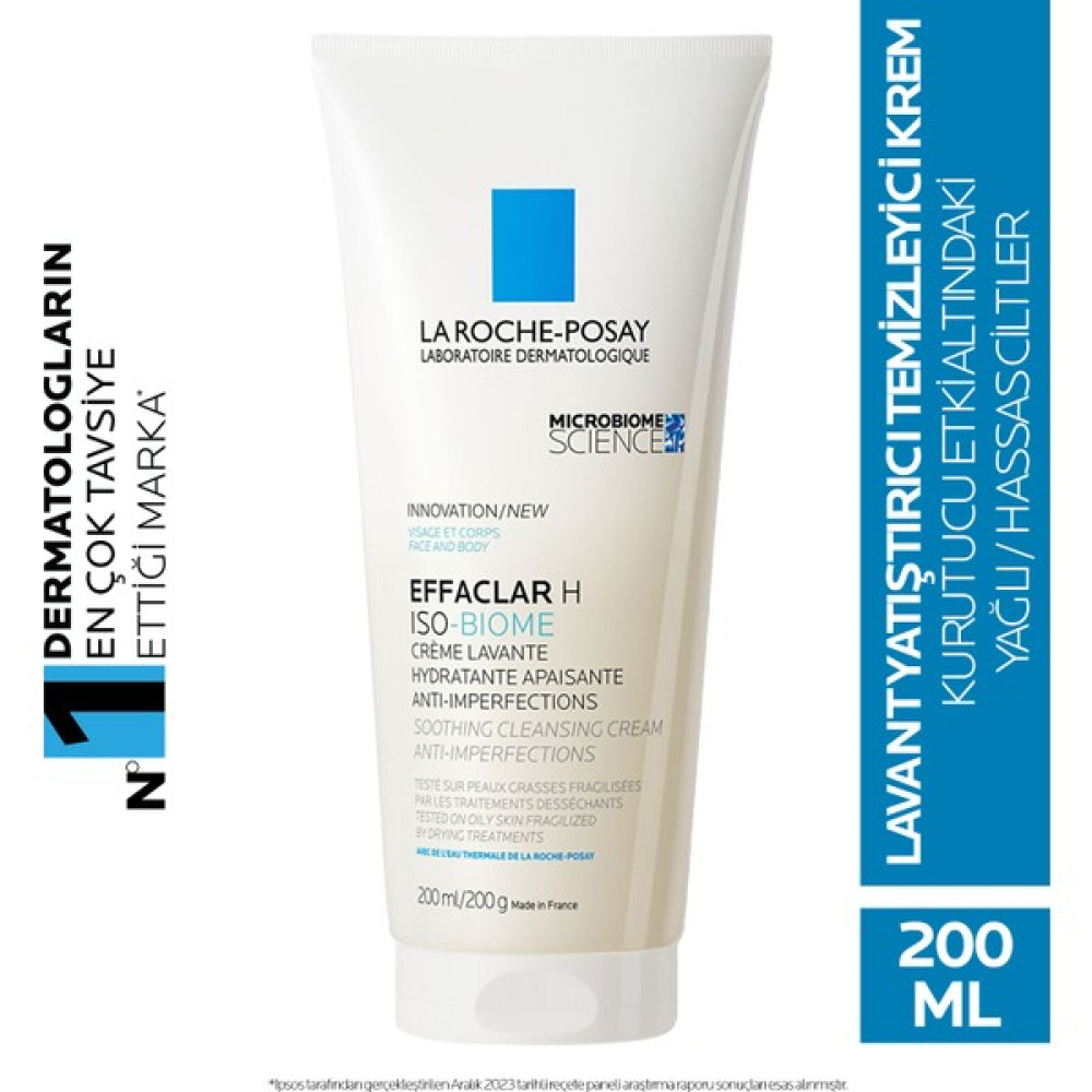 La Roche Posay Effaclar H Yatıştırıcı Temizleyici Krem 200 ml K4500 Nemlendiriciler Fiyatı