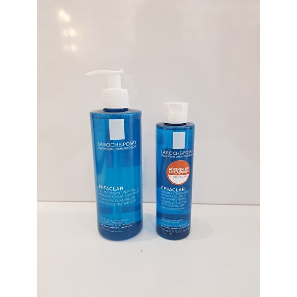 La Roche-Posay Effaclar Jel 400 ml+EFFACLAR Lotıon Astrıngente 200 ml Akne ve Sivilce Bakımı Fiyatı