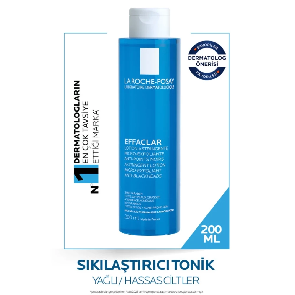 La Roche Posay Effaclar Tonik Yağlı Ve Sivilceye Eğilim Gösteren Ciltler İçin Sıkılaştırıcı Tonik 200Ml Cilt Temizleme ve Peeling Fiyatı