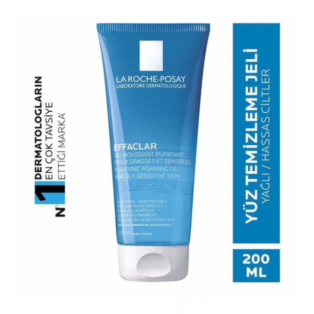 La Roche Posay Effaclar Yuz Temizleme Jeli Yagli/Akneye Egilim Gosteren Ciltler 200 Ml Akne ve Sivilce Bakımı Fiyatı
