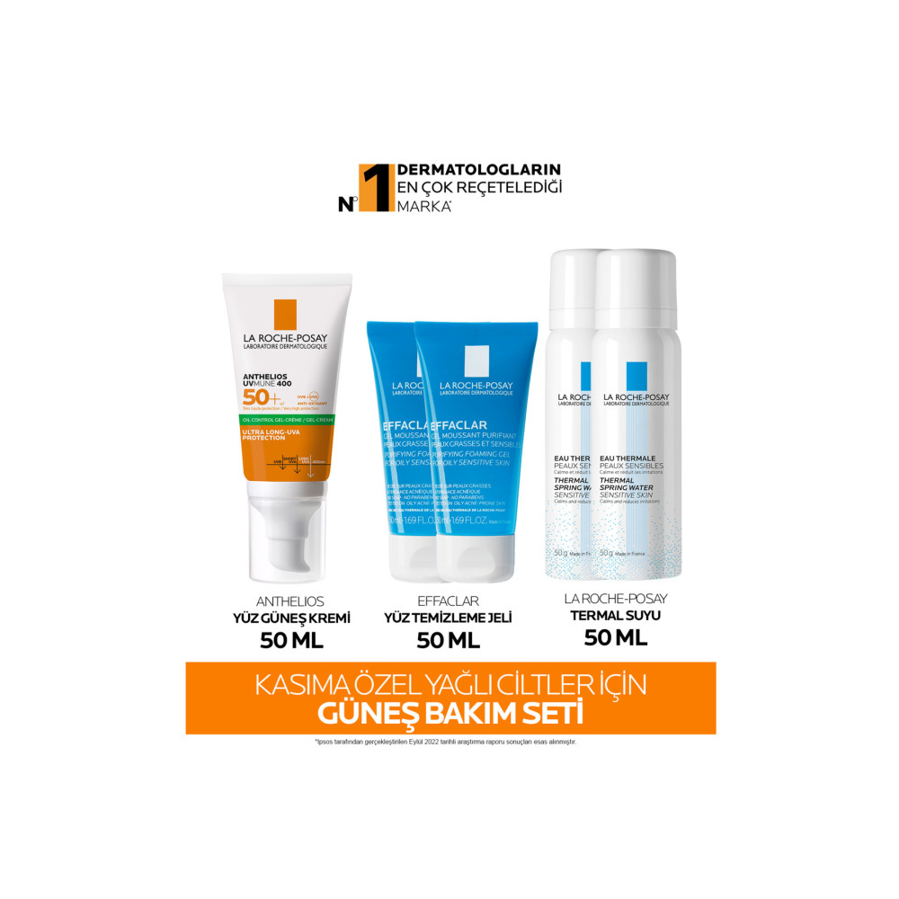 La Roche Posay Kasıma özel Yağlı ciltler için güneş bakım seti Cilt Temizleme ve Peeling Fiyatı