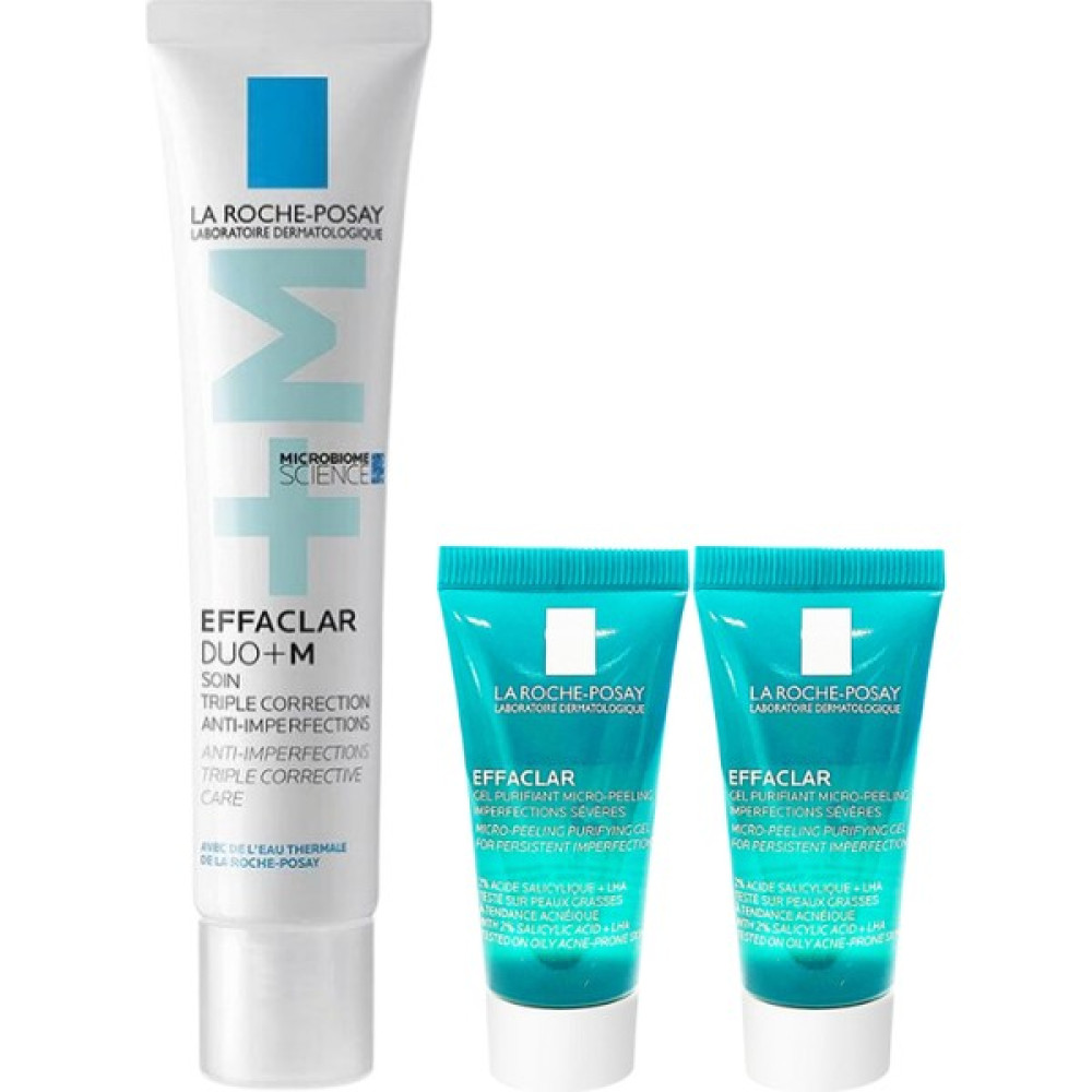 La Roche-Posay La Roche Posay Effaclar Duo+ M Krem 40ML + Mikro Peeling Jel Vücut 15 ml X2 Adet Vücut Sıkılaştırıcı ve İncelticiler Fiyatı