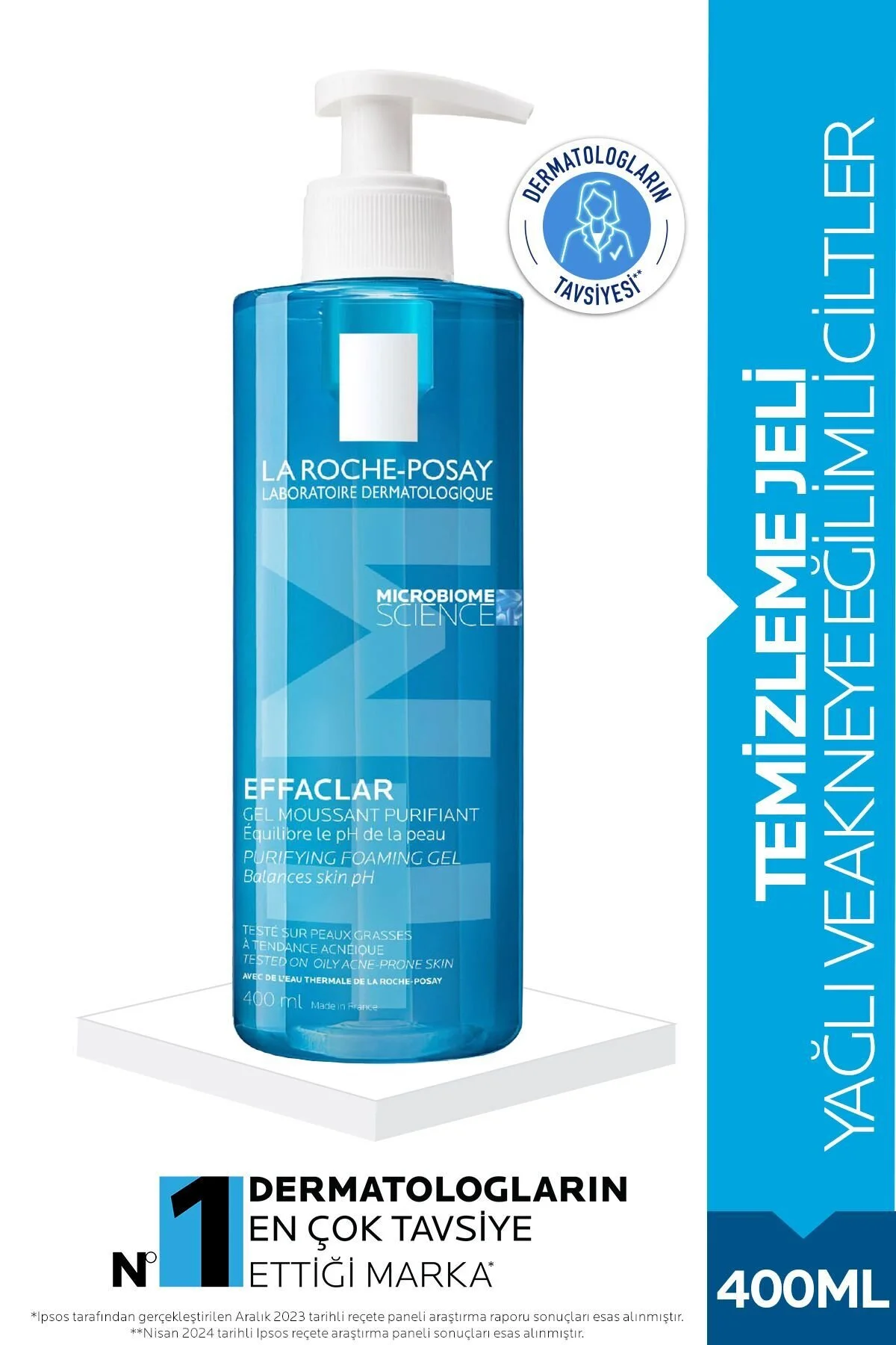 La Roche Posay La Roche-posay Effaclar Jel Temizleme Jeli Yağlı/akneye Eğilim Gösteren Ciltler 400ml Cilt Temizleme ve Peeling Fiyatı