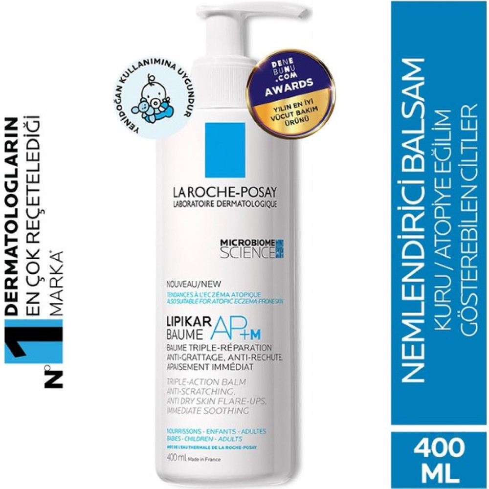 La Roche Posay Lipikar Baume Balsam Losyon Ap Atopiye Eğilim Gösterebilen Ciltler 400ML Nemlendiriciler Fiyatı