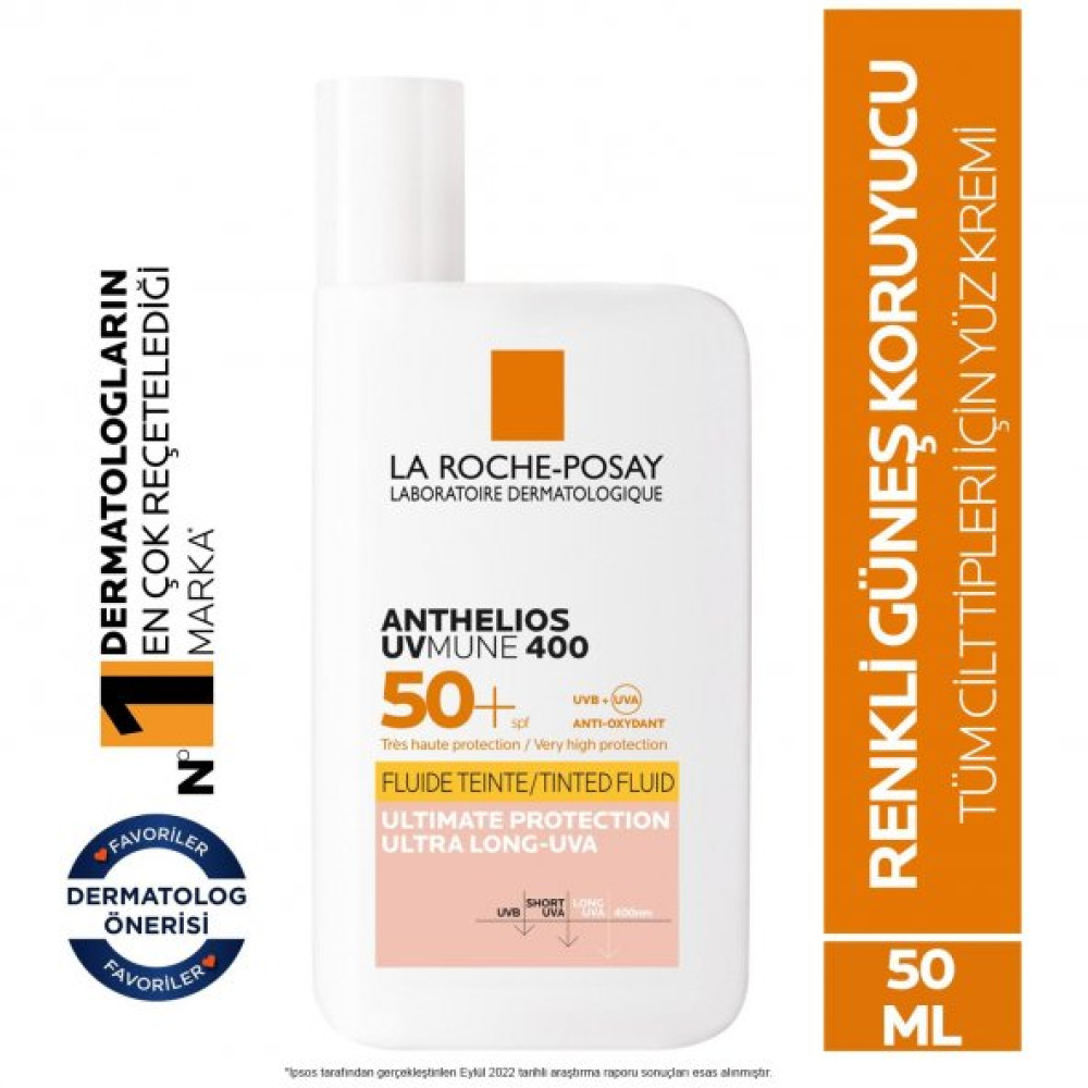 La Roche-Posay Spf 50 Anthelios Tinted Renkli Yüz Güneş Kremi 50Ml Güneş Kremleri ve Losyonları Fiyatı