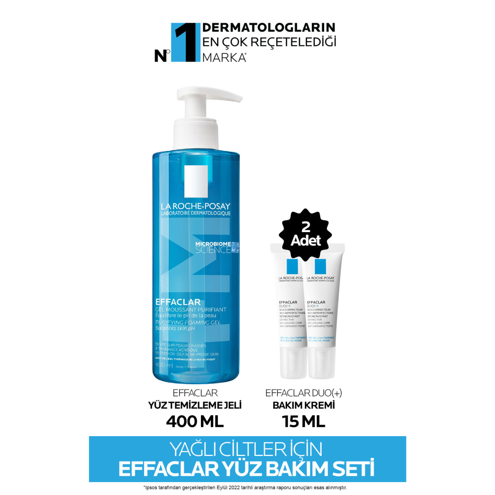 La Roche Posay Yağlı Ciltler için Effaclar Yüz Bakım Seti Cilt Temizleme ve Peeling Fiyatı