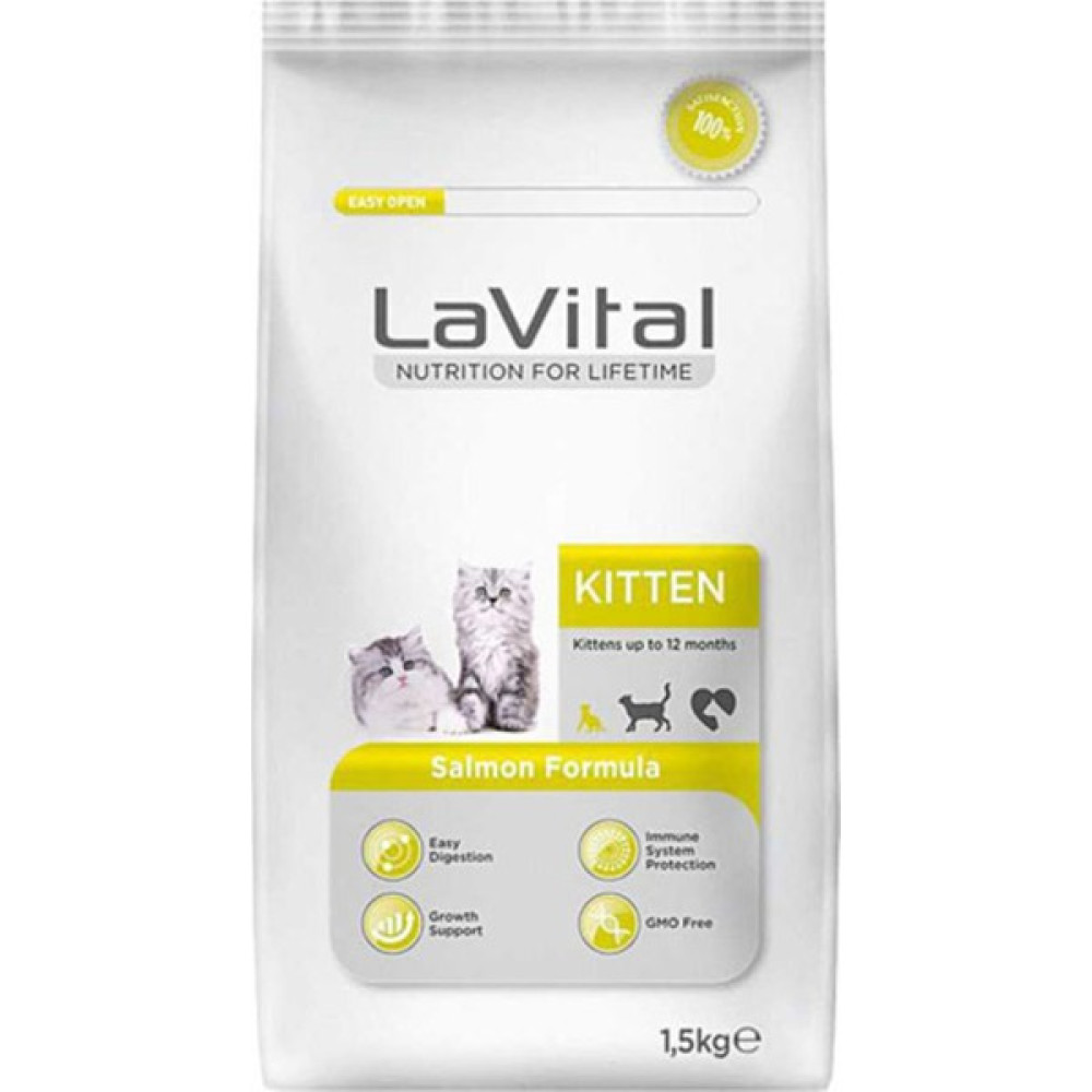 La Vital Kitten Salmon Somonlu Yavru Kedi Maması 1,5 kg Evcil Hayvan Ürünleri Fiyatı