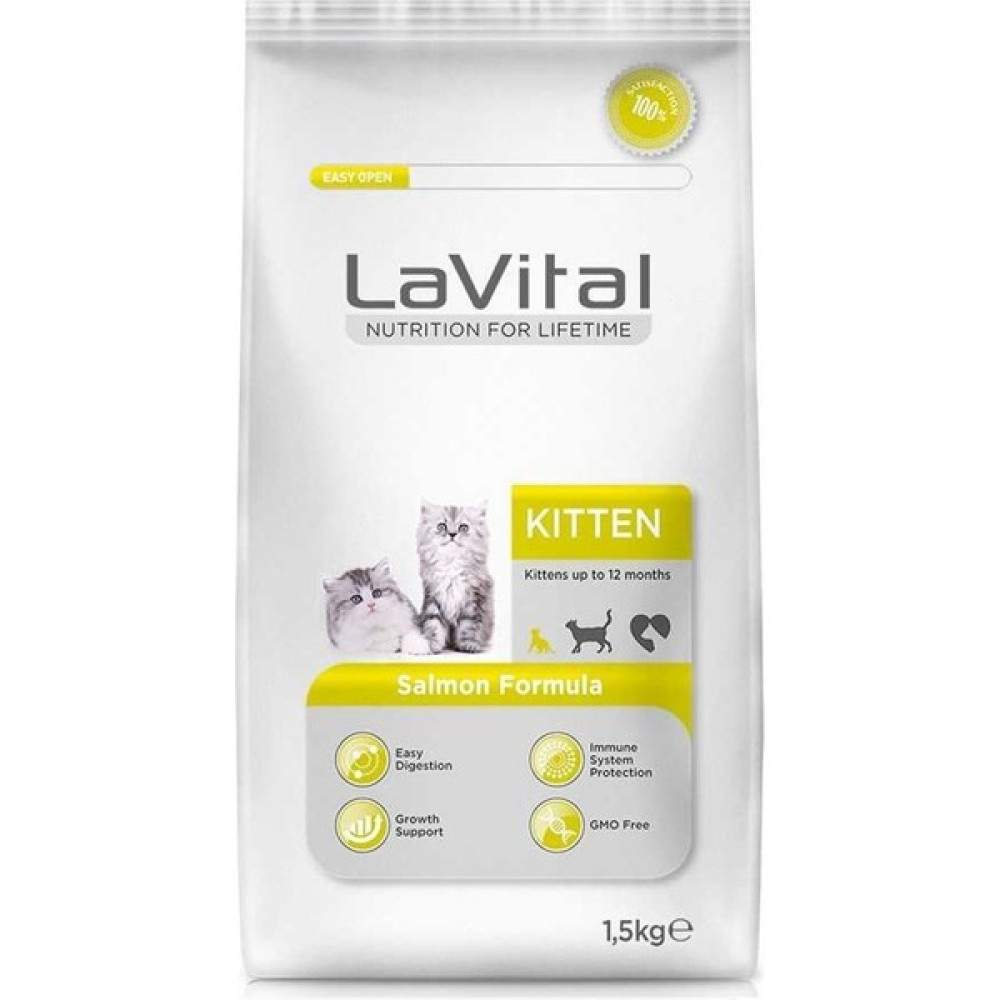 La Vital Kitten Somonlu Yavru Kedi Maması 1,5 kg Evcil Hayvan Ürünleri Fiyatı