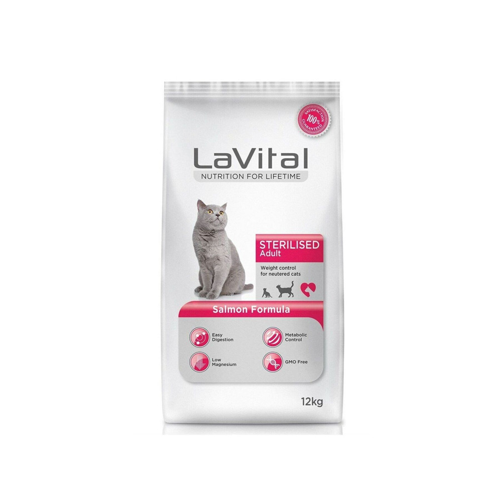 La Vital Sterilesed Somonlu Kısırlaştırılmış Yetişkin Kedi Maması 12 Kg Evcil Hayvan Ürünleri Fiyatı