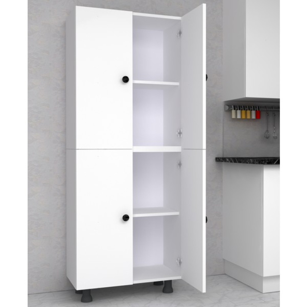 Labelladizayn 4 Bölmeli Çok Amaçlı Banyo/mutfak/kiler/balkon Dolabı 70 cm %100 Mdf Banyo Dolabı / Mobilyası Fiyatı
