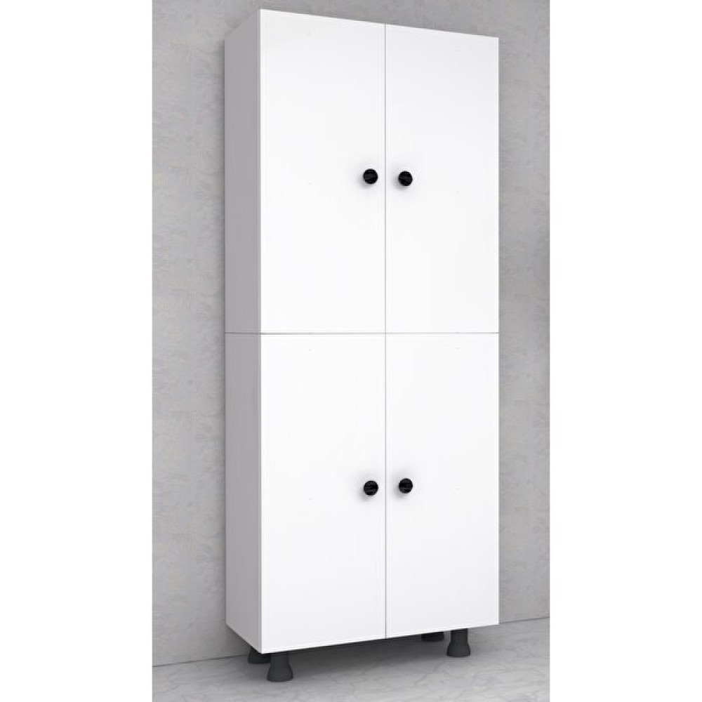 Labelladizayn 4 Bölmeli Çok Amaçlı Mutfak Kiler Banyo Balkon Dolabı 60 Cm MDF Mutfak Dolabı / Mobilyası Fiyatı