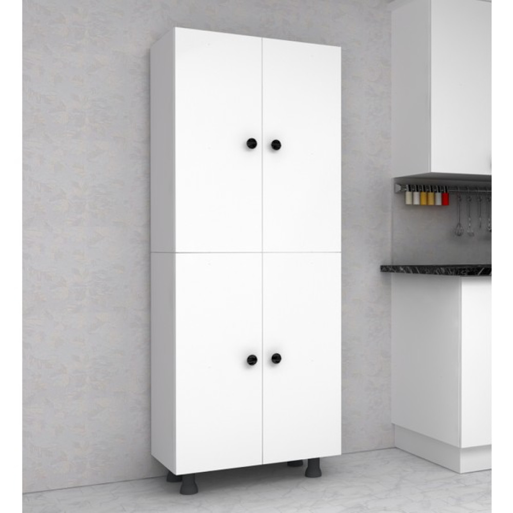 Labelladizayn 4 Bölmeli Çok Amaçlı Mutfak Kiler Banyo Dolabı 50 Cm MDF Mutfak Dolabı / Mobilyası Fiyatı